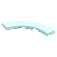 Tile 4 × 4 Curved, Macaroni Light Aqua