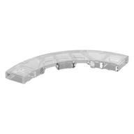Tile 4 × 4 Curved, Macaroni Trans-Clear