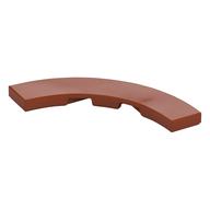 Tile 4 × 4 Curved, Macaroni Dark Orange
