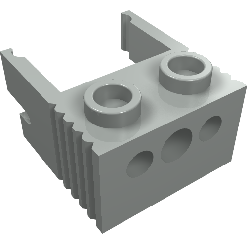 Electric Connector / Plug Holder 4.5V/12V Hellgrau