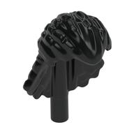 Hair Swept Back, Ridged (Bar) Black