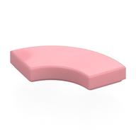 Tile 2 × 2 Curved, Macaroni Warm Pink