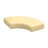 Tile 2 × 2 Curved, Macaroni Tan