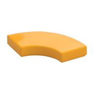 Tile 2 × 2 Curved, Macaroni Bright Light Orange