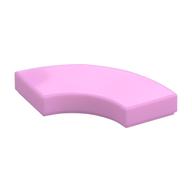 Tile 2 × 2 Curved, Macaroni Leuchtrosa
