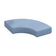 Tile 2 × 2 Curved, Macaroni Sandblau