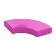 Tile 2 × 2 Curved, Macaroni Dunkelrosa