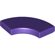 Tile 2 × 2 Curved, Macaroni Dark Purple