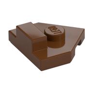 Plate Special 2 × 2 Wedge, Center Stud, 1 × 1/2 Raised Tab