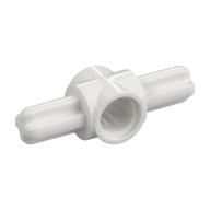 Technic Pin Connector Hub with 2 Axles White