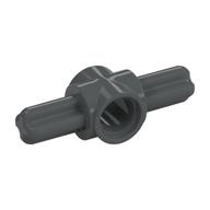 Technic Pin Connector Hub with 2 Axles Dark Bluish Gray