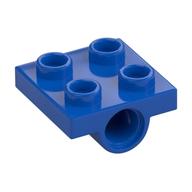 Platte speziell 2 × 2 mit 2 Pinlöcher Blau