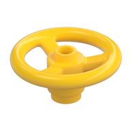 Technic Steering Wheel Small (3 Studs Diameter) Gelb