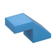 Brick Sloped 45° 2 × 1 with 2/3 Inverted Cutout and no stud Dunkelazur