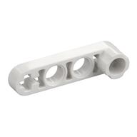 Technic Beam 1 × 4 Thin with Stud Connector White