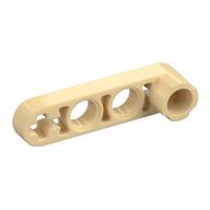 Technic Beam 1 × 4 Thin with Stud Connector Tan