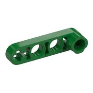 Technic Beam 1 × 4 Thin with Stud Connector Green