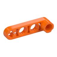 Technic Beam 1 × 4 Thin with Stud Connector Orange