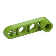 Technic Beam 1 × 4 Thin with Stud Connector Lime