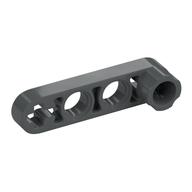 Technic Beam 1 × 4 Thin with Stud Connector Dark Bluish Gray