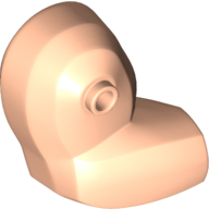 Arm, Bigfig, Right with Stud Hellnougat