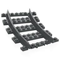 Vehicle Track, Train, Plastic (RC Trains) Curved (Updated Version) Dunkelblaugrau