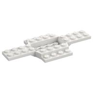 Vehicle Base 6 × 12 × 3/4 with 4 × 2 Recessed Center with Smooth Underside White
