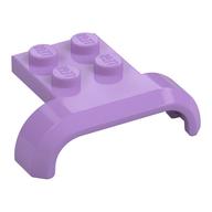 Wheel Arch, Mudguard 3 × 4 with 2 × 2 Plate Medium Lavender