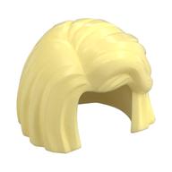 Hair Short Bob Cut with Side Part Bright Light Yellow