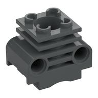 Technic Engine Cylinder with Side Slots Dark Bluish Gray