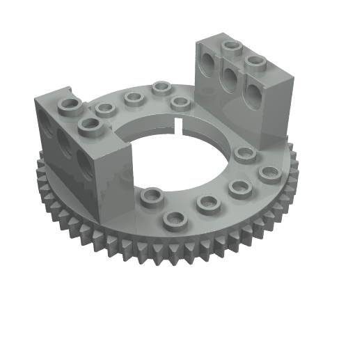 Technic Turntable Large Type 1 Top, 56 Tooth Hellgrau