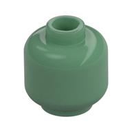 Minifig Head [Plain] [Vented Stud - 2 Holes] Sandgrün
