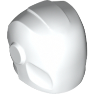 Helmet with Armor Plates and Ear Protectors [PLAIN] White