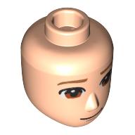 Minidoll Head Male Reddish Brown Eyes print Hellnougat