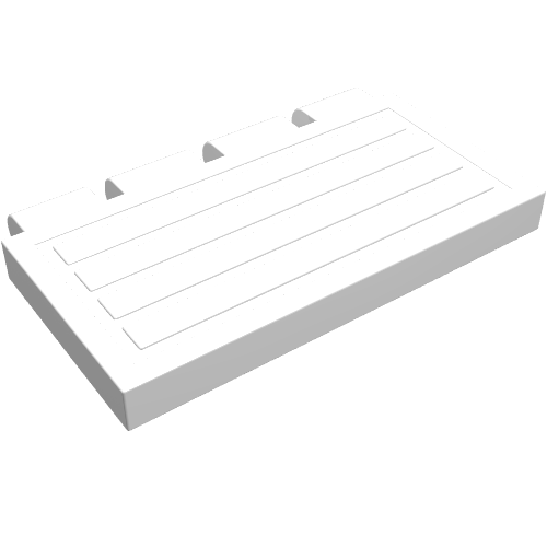 Hinge Train Gate 2 × 4 White