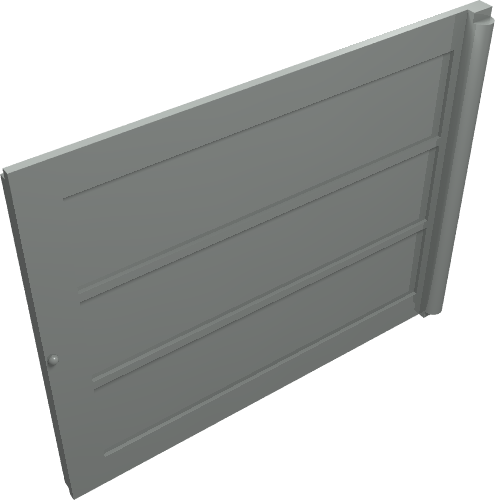 Door Sliding - Type 2 Light Gray
