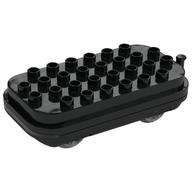 Duplo Train Engine Base, Push & Go Motor Black