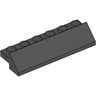 Brick Sloped 45° 2 × 6 × 2/3 Black