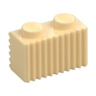 Brick Special 1 × 2 with Grille Tan