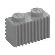 Brick Special 1 × 2 with Grille Hellblaugrau