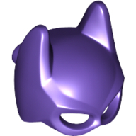 Mask, Batgirl Cowl [Plain] Dunkellila