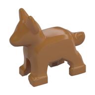 Animal, Dog, Small (Puppy), Alsatian / German Shepherd (Police Dog) [PLAIN] Medium Nougat