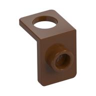 Minifig Neckwear Bracket [One Stud] - Reinforced Reddish Brown