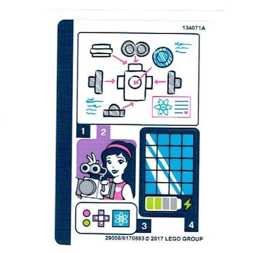 Sticker Sheet for Set 41307-1 [No Color/Any Color]