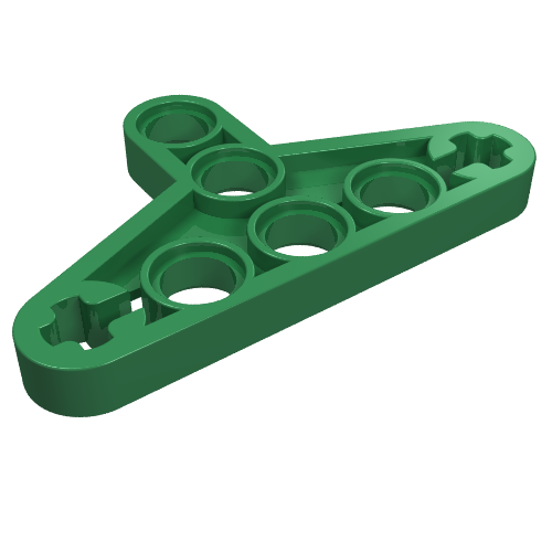 Technic Beam Triangle Thin [Type I] Green