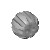 Technic Ball with 8 Grooves Light Bluish Gray