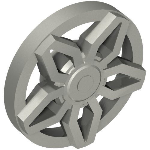 Wheel Cover 5 Spoke Framed Mattsilber