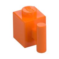 Brick Special 1 × 1 with Handle Orange