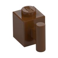 Stein speziell 1 × 1 mit Griff Rotbraun