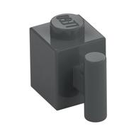 Brick Special 1 × 1 with Handle Dark Bluish Gray